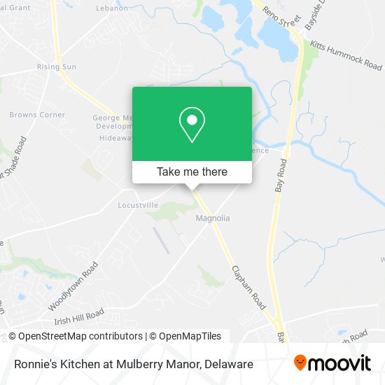 Ronnie's Kitchen at Mulberry Manor map