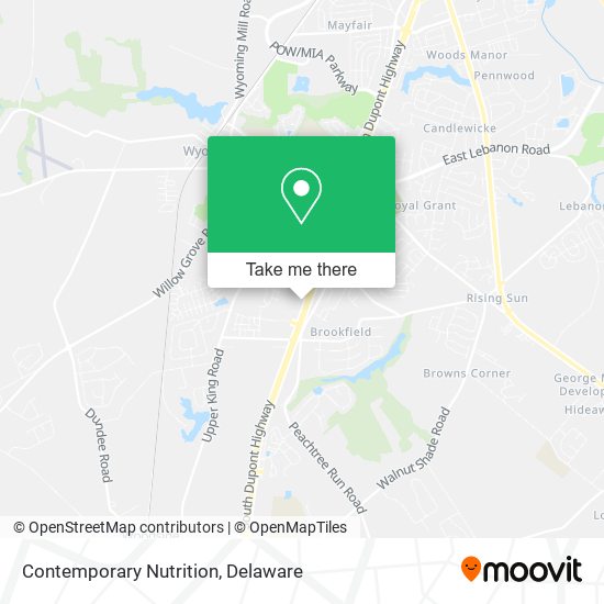 Mapa de Contemporary Nutrition