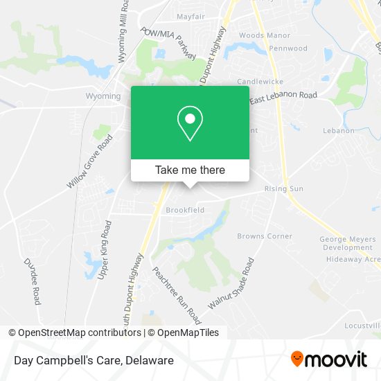 Mapa de Day Campbell's Care