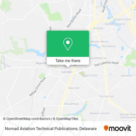 Nomad Aviation Technical Publications map