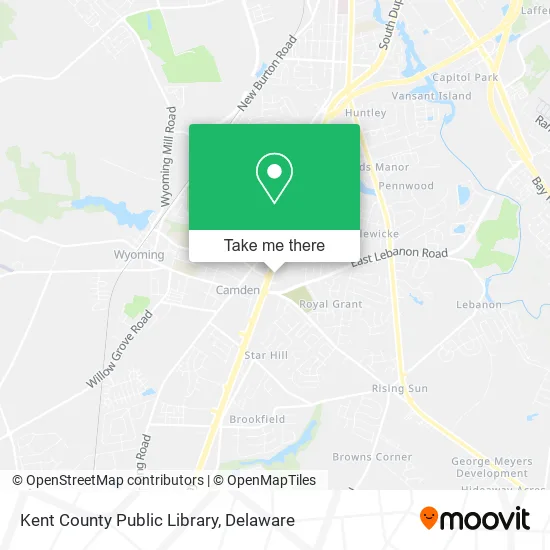 Kent County Public Library map