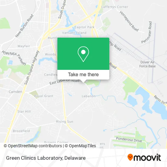 Green Clinics Laboratory map
