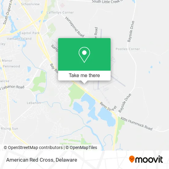 American Red Cross map