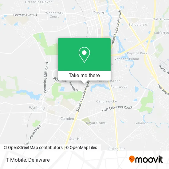 T-Mobile map