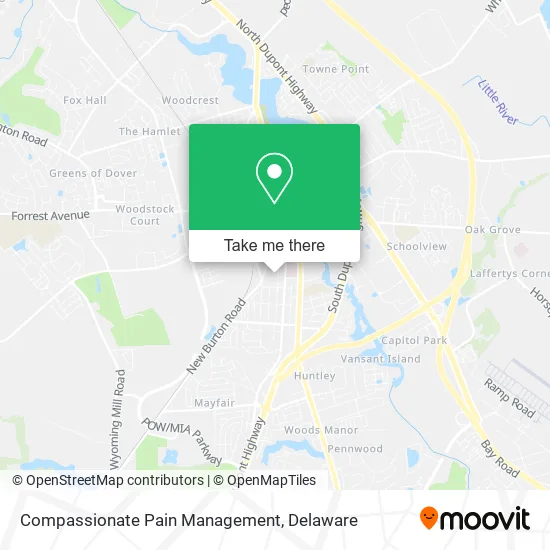 Compassionate Pain Management map