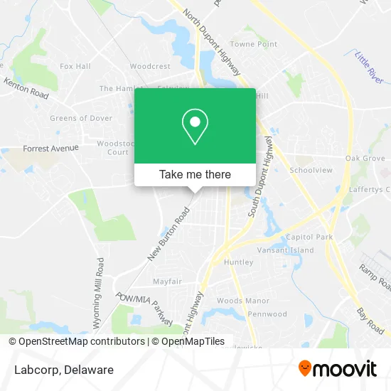 Labcorp map