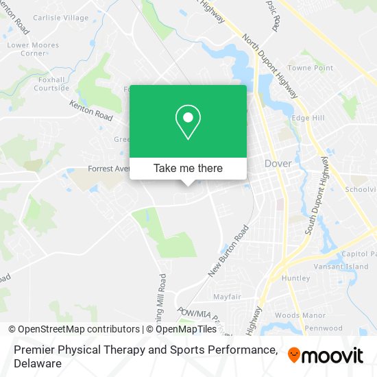 Mapa de Premier Physical Therapy and Sports Performance