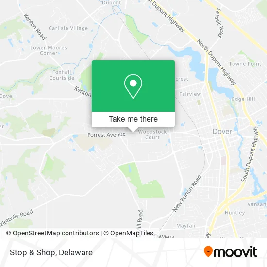 Stop & Shop map
