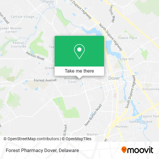 Forest Pharmacy Dover map