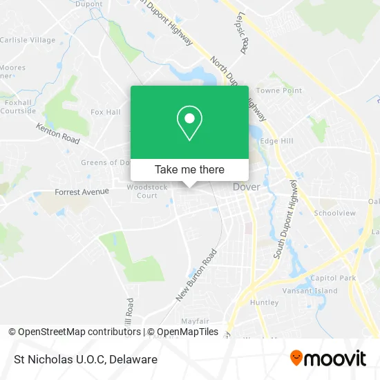 St Nicholas U.O.C map