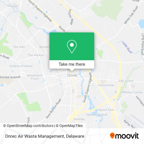 Dnrec Air Waste Management map