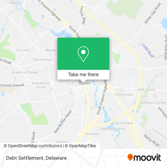 Debt Settlement map