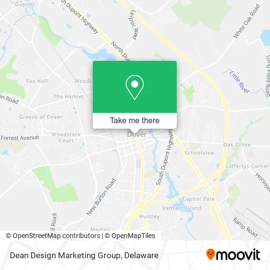Dean Design Marketing Group map