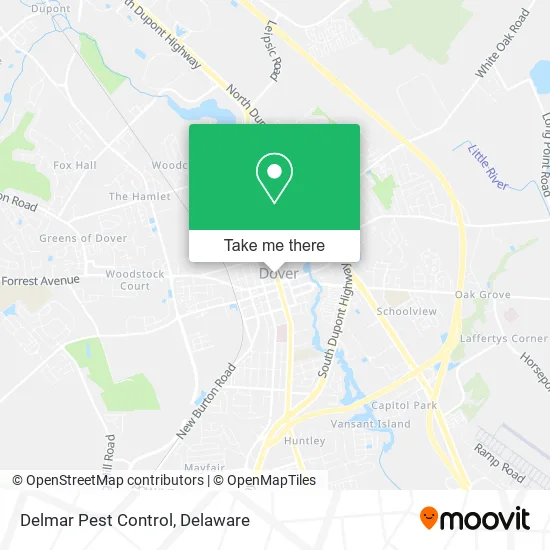 Delmar Pest Control map