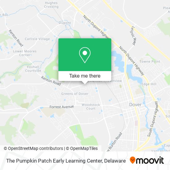 Mapa de The Pumpkin Patch Early Learning Center