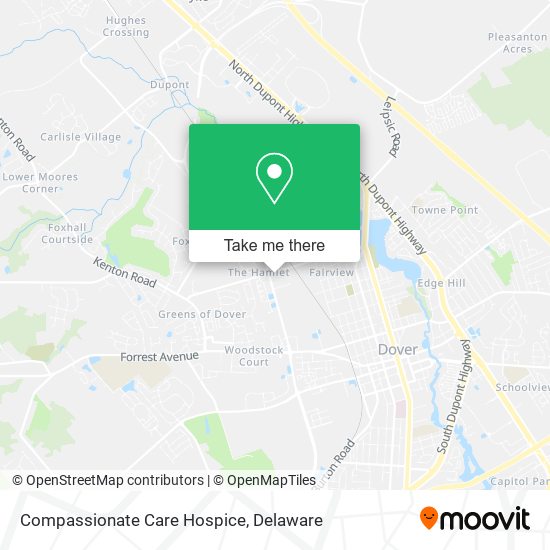 Mapa de Compassionate Care Hospice
