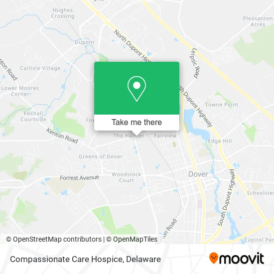 Compassionate Care Hospice map