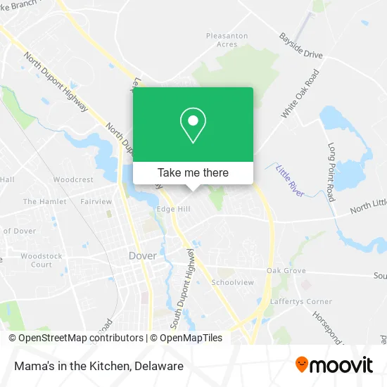 Mama's in the Kitchen map