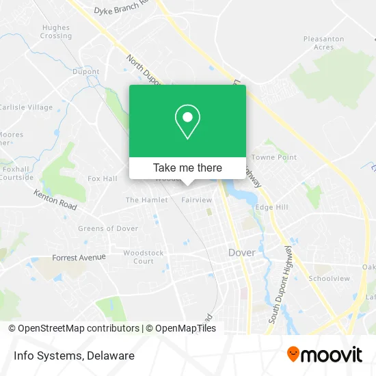Info Systems map