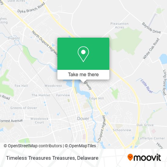 Timeless Treasures Treasures map