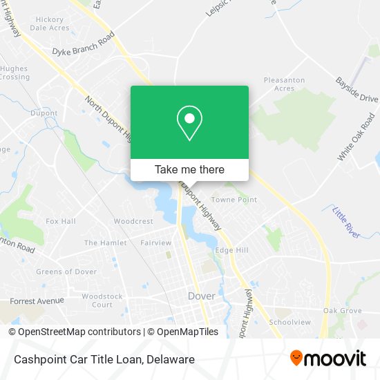 Mapa de Cashpoint Car Title Loan