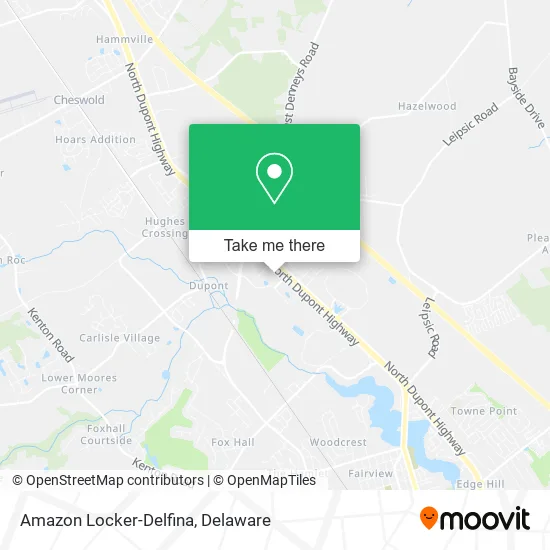Mapa de Amazon Locker-Delfina