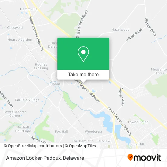 Amazon Locker-Padoux map