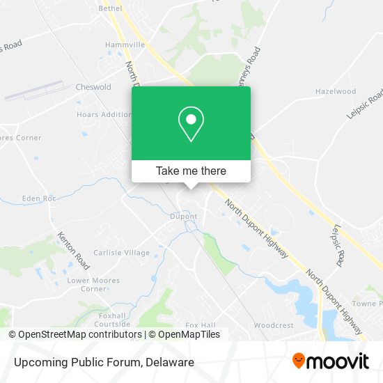 Mapa de Upcoming Public Forum