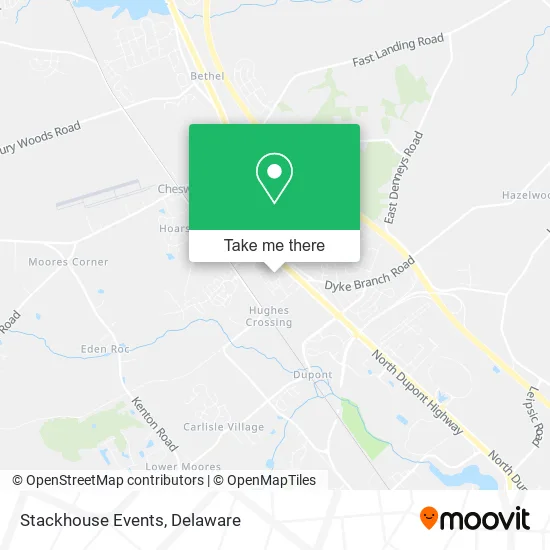 Stackhouse Events map