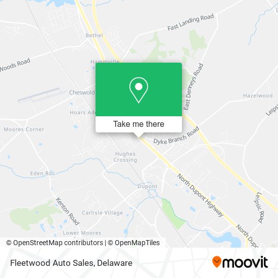 Fleetwood Auto Sales map