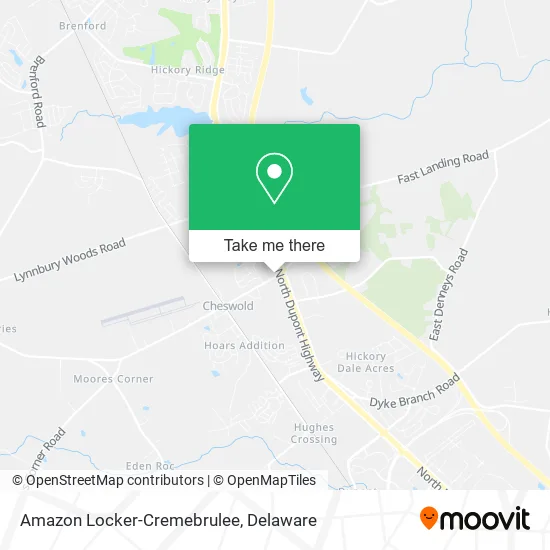 Amazon Locker-Cremebrulee map