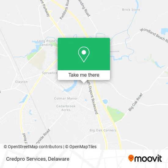 Credpro Services map