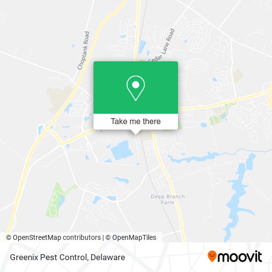 Greenix Pest Control map