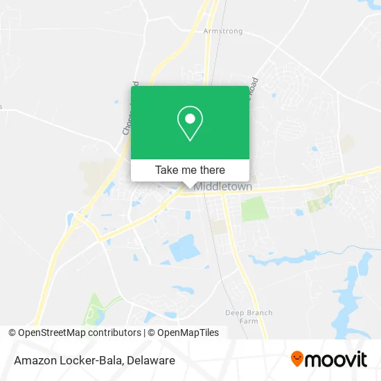 Amazon Locker-Bala map