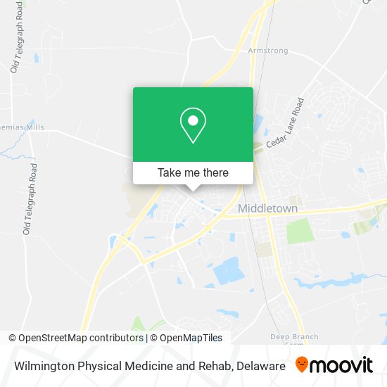 Wilmington Physical Medicine and Rehab map