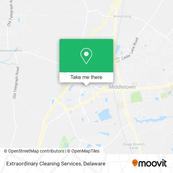 Extraordinary Cleaning Services map