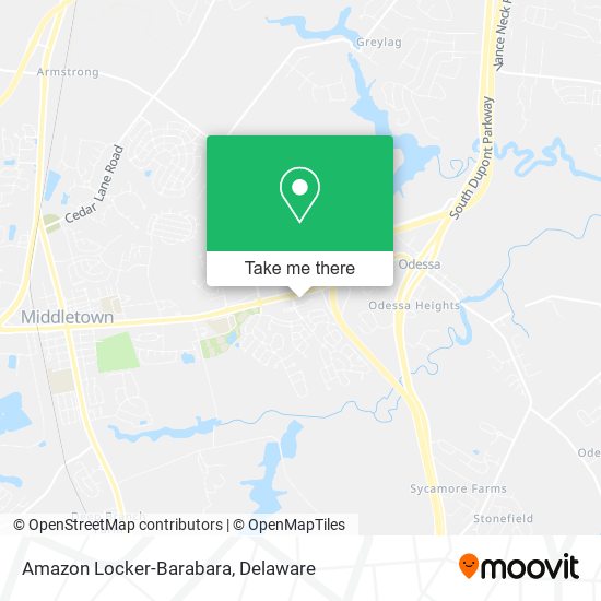 Amazon Locker-Barabara map