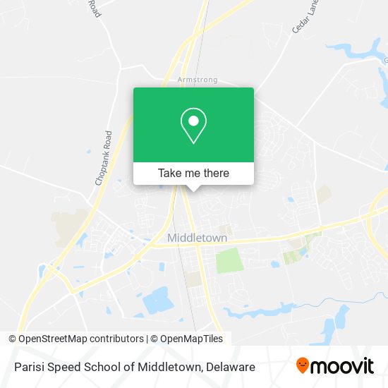 Mapa de Parisi Speed School of Middletown