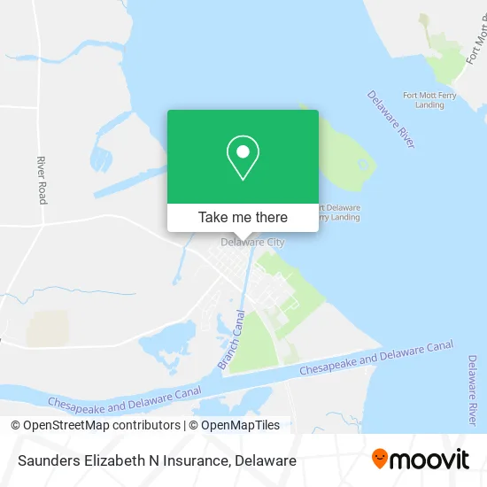 Saunders Elizabeth N Insurance map
