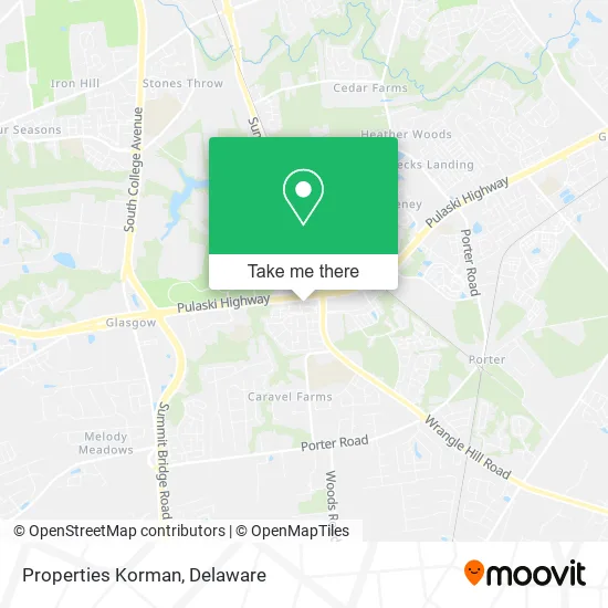 Properties Korman map