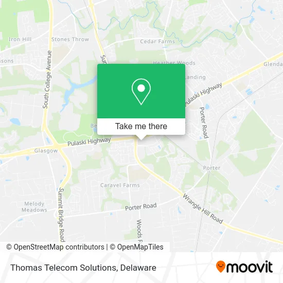 Thomas Telecom Solutions map