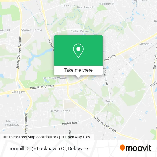 Thornhill Dr @ Lockhaven Ct map