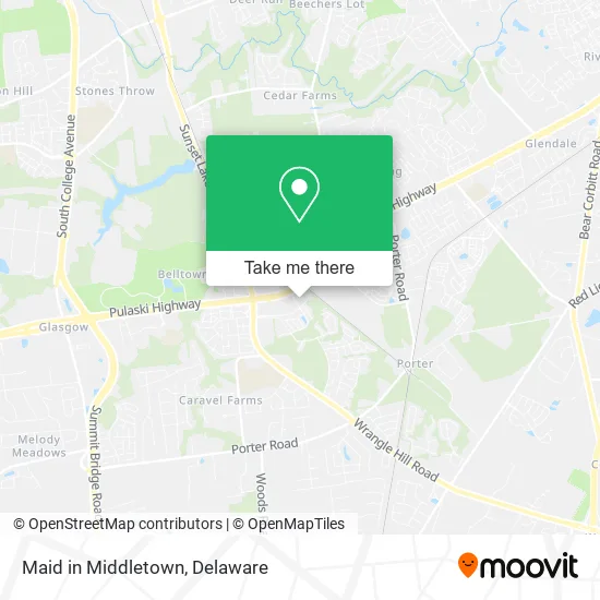 Maid in Middletown map