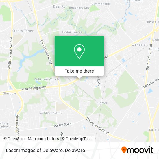 Mapa de Laser Images of Delaware