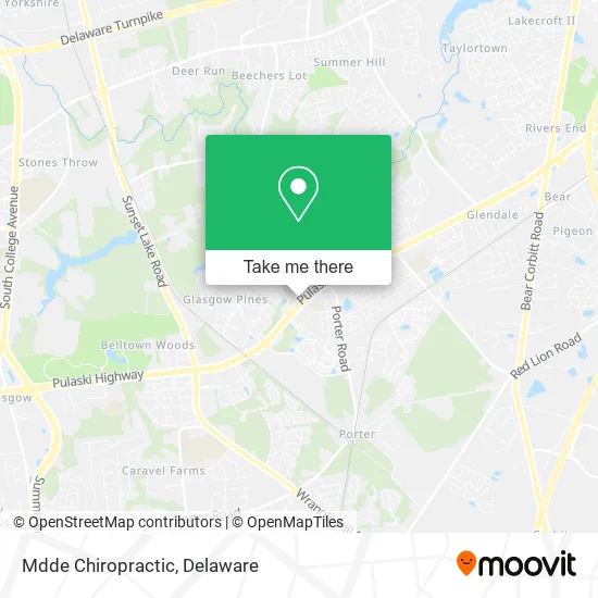 Mdde Chiropractic map