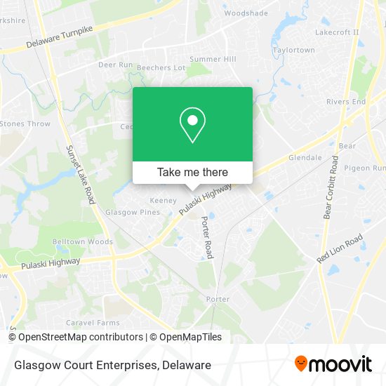 Mapa de Glasgow Court Enterprises