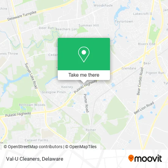 Val-U Cleaners map