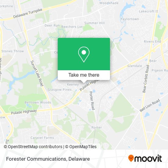 Forester Communications map
