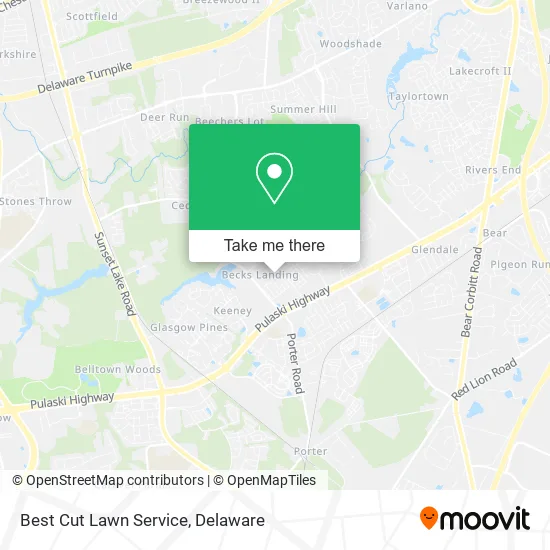 Best Cut Lawn Service map