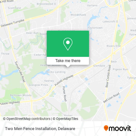 Mapa de Two Men Fence Installation